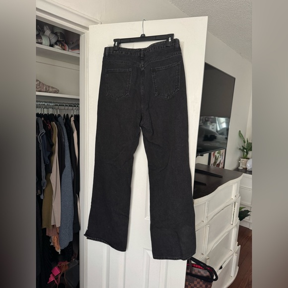 Black Distressed Jeans - Picture 3 of 4